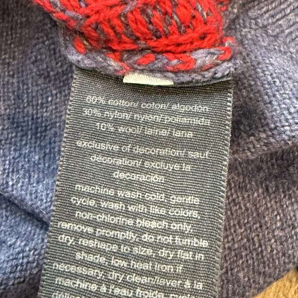 Tommy Hilfiger Sweater Womens Medium Snowflake Crewneck Pullover Wool Blend NEW - Picture 5 of 14